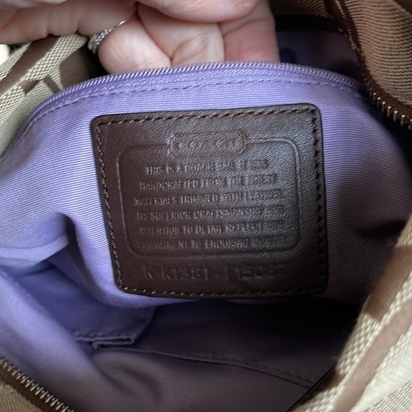 Coach purse-Brown and tan - Picture 9 of 11